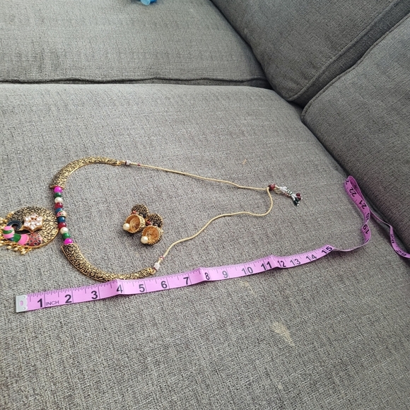 Indian bridal jewelry set - Picture 4 of 11